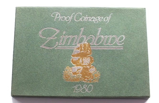 Set Zimbabwe 1980 PROOF - ALEGAN