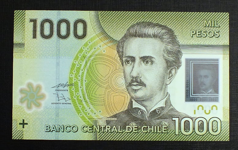 1000 Pesos - Chile r. 2010