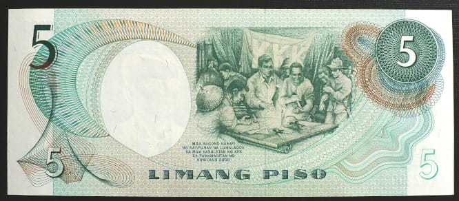 5 Piso - Filipiny 1969 r.